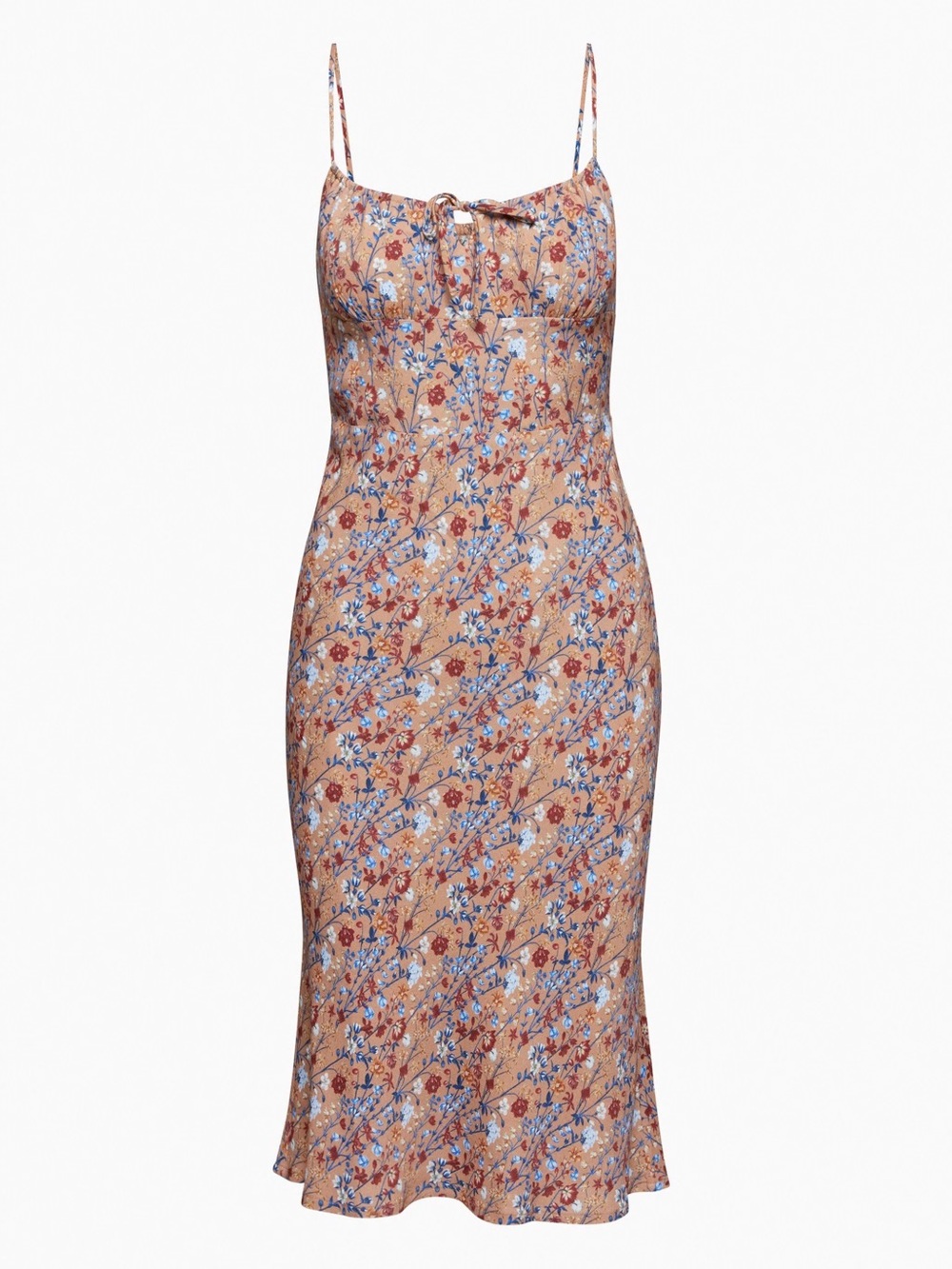 Wilfred taupe Floral Midi Dress